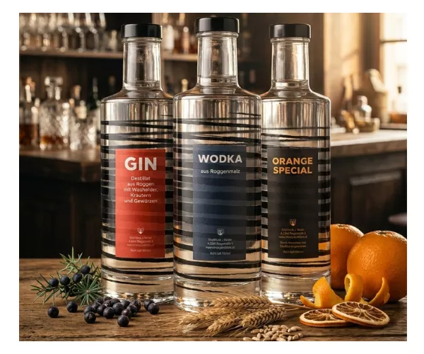 Gin, Wodky, Orange Süezial