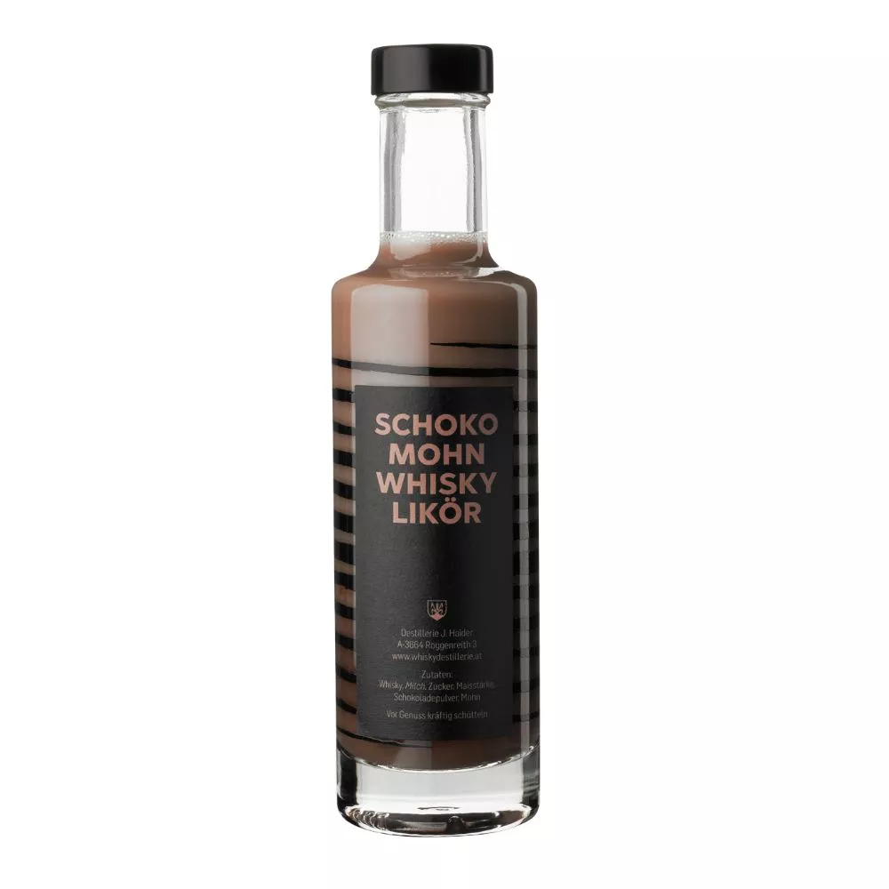 Schoko-Mohn-Whiskylikör