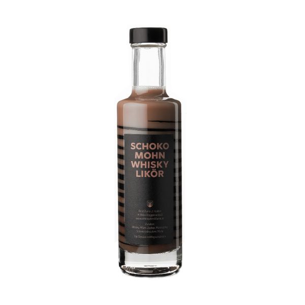 Schoko-Mohn-Whiskylikör aus Österreich